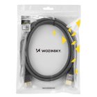 Wozinsky HDMI 2.1 Kábel - 8K 60Hz 48Gbps / 4K 120Hz / 2K 144Hz - 3m - Ezüst