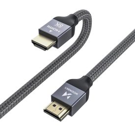 Wozinsky HDMI 2.1 Kábel - 8K 60Hz 48Gbps / 4K 120Hz / 2K 144Hz - 5m - Ezüst   Wozinsky HDMI 2.1 Kábel - 8K 60Hz 48Gbps / 4K 120Hz / 2K 144Hz - 5m - Ezüst