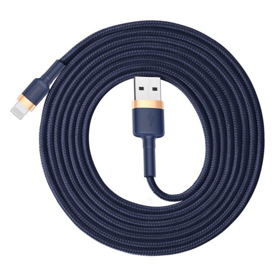 Baseus Cafule USB-A - Lightning Kábel - 2m 1.5A - Kék-Arany
