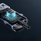 Joyroom C-A35 Autós Töltő USB + USB-C 45W 5A - PD QC3.0 AFC SCP - Szürke