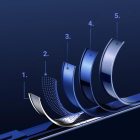 iPhone 12 Pro Max ultravékony, galvanizált keretes tok - Joyroom New Beautiful - Fekete