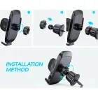 Joyroom JR-ZS259 Mechanikus Autós Tartó - Szellőzőrácsba