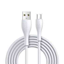 Joyroom USB-A - USB-C Bowling Kábel - 1m 3A - Fehér Joyroom USB-A - USB-C Bowling Kábel - 1m 3A - Fehér