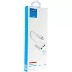 Joyroom Lightning - 3.5 mm mini jack + Lightning Adapter - Fehér