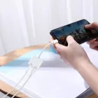 Joyroom Lightning - 3.5 mm mini jack + Lightning Adapter - Fehér