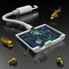 Joyroom Lightning - 3.5 mm mini jack + Lightning Adapter - Fehér