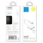 Joyroom Lightning - 2x Lightning Audio és Töltő Adapter - Fehér