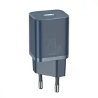 Baseus Super Si Hálózati Töltő 20W - 1xUSB-C +1m USB-C-Lightning Kábel - Kék
