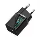 Baseus Super Si Hálózati Töltő 30W - USB-C - Fekete