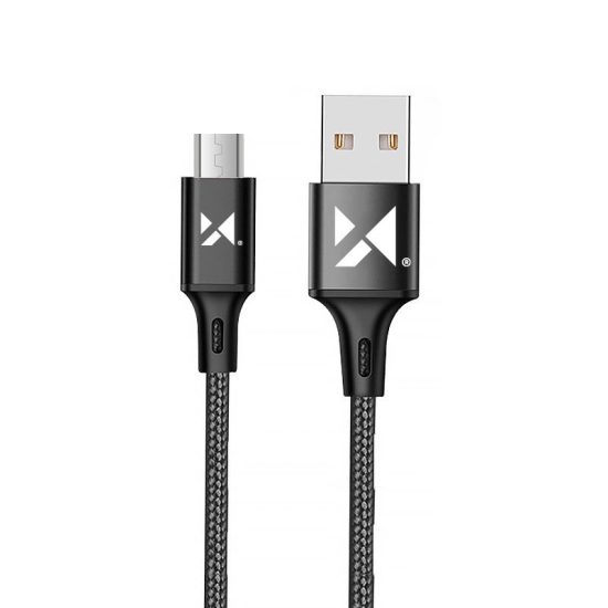 Wozinsky USB-A - Micro USB Kábel - 1m 2.4A - Fekete