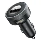 Baseus Enjoy FM Transmitter és Töltő - 2x USB-A - Fekete
