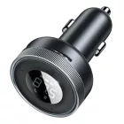 Baseus Enjoy FM Transmitter és Töltő - 2x USB-A - Fekete