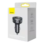 Baseus Enjoy FM Transmitter és Töltő - 2x USB-A - Fekete