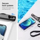 Spigen A601 Aqua Shield Univerzális Vízálló Tok x 2 db - Átlátszó