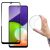 Samsung Galaxy A22 4G Kijelzővédő Üvegfólia - Wozinsky Full Cover Flexi Nano Glass - Fekete Kerettel