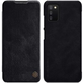 Samsung Galaxy A03s Tok - Nillkin Qin Leather - Fekete Samsung Galaxy A03s Tok - Nillkin Qin Leather - Fekete