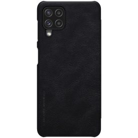 Samsung Galaxy A22 4G Tok - Nillkin Qin Leather - Fekete