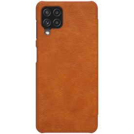 Samsung Galaxy A22 4G Tok - Nillkin Qin Leather - Barna