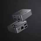 Joyroom MacBook Pro Multifunkciós USB-C HUB - USB 3.0 / RJ45 / HDMI / USB Type C / Thunderbolt