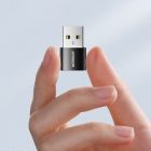 Joyroom USB-A - USB-C Adapter - Fekete x 2 db