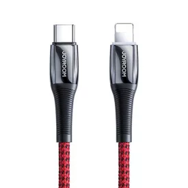   Joyroom USB-C - Lightning Kábel - 1.2m 2.4A 20W 2.4A - Piros