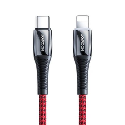 Joyroom USB-C - Lightning Kábel - 1.2m 2.4A 20W 2.4A - Piros