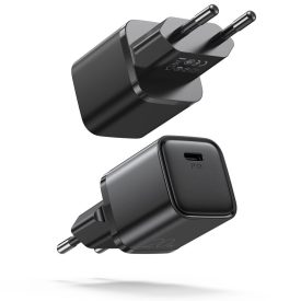 Joyroom Hálózati Gyorstöltő 20W - USB-C - PD, QC 3.0, AFC - Fekete   Joyroom Hálózati Gyorstöltő 20W - USB-C - PD, QC 3.0, AFC - Fekete