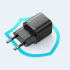 Joyroom Hálózati Gyorstöltő 20W - USB-C - PD, QC 3.0, AFC - Fekete