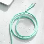 Joyroom USB-A - USB-C Liquid Silicone Kábel - 1.2m 2.4A - Fehér