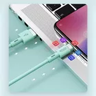 Joyroom USB-A - USB-C Liquid Silicone Kábel - 1.2m 2.4A - Fehér