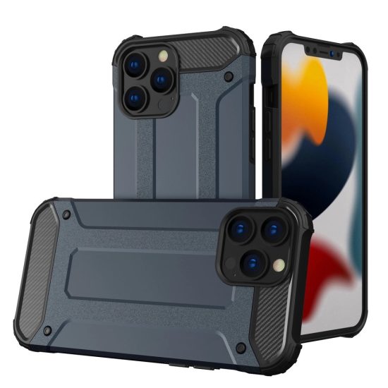 iPhone 13 Pro Tok - Hybrid Armor Case - Kék
