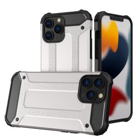 iPhone 13 Pro Tok - Hybrid Armor Case - Ezüst
