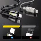 Joyroom Mermaid USB-A - Lightning Kábel - 2m 2.4A - Fekete
