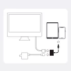 Joyroom Lightning - HDMI + Lightning Adapter - FullHD 1080p 60Hz - Fehér