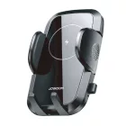 Joyroom JR-ZS241 15W Qi Töltő és Mechanikus Autós Tartó - Szellőzőrácsba - Fekete