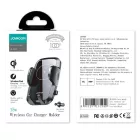Joyroom JR-ZS241 15W Qi Töltő és Mechanikus Autós Tartó - Szellőzőrácsba - Fekete
