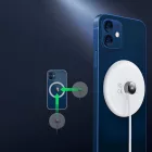 Ugreen Vezeték Nélküli Qi/MagSafe Töltő 15W + Szilikon Tok - Fehér