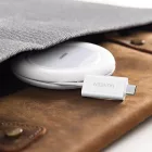 Ugreen Vezeték Nélküli Qi/MagSafe Töltő 15W + Szilikon Tok - Fehér