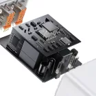 Baseus Compact Hálózati Töltő 30W - 2x USB-A + USB-C - Fehér