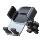 Baseus Easy Control Clamp 2in1 Autós Tartó - Szellőzőrács + Tapadókorong - Fekete