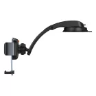 Baseus Easy Control Clamp 2in1 Autós Tartó - Szellőzőrács + Tapadókorong - Fekete