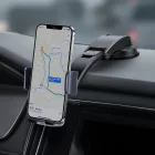 Baseus Easy Control Clamp 2in1 Autós Tartó - Szellőzőrács + Tapadókorong - Fekete