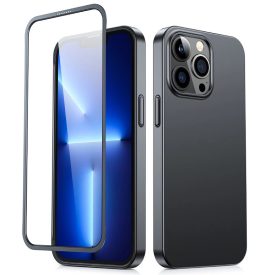 iPhone 13 Pro Tok - Joyroom 360 - Képernyővédővel - Fekete   iPhone 13 Pro Tok - Joyroom 360 - Képernyővédővel - Fekete