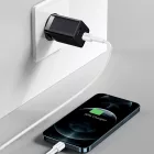 Baseus Super Si Pro Hálózati Gyorstöltő 30W - USB-A + USB-C - Fekete