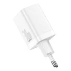 Baseus Super Si Pro Hálózati Gyorstöltő 30W - USB-A + USB-C - Fehér