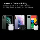 Spigen PF2004 PowerArc Vezeték Nélküli Qi Töltő 15W - Fekete
