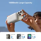 Joyroom W020 CCC MagSafe Power Bank 10000mAh 20W + 0.25m USB-A/C Kábel - Fehér