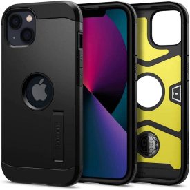 iPhone 13 Tok - Spigen Tough Armor - Fekete iPhone 13 Tok - Spigen Tough Armor - Fekete