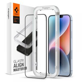   iPhone 13 / 13 Pro / 14 Kijelzővédő Üvegfólia - Spigen Glas.tR AlignMaster Full Cover