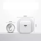 Joyroom Hálózati Töltő UK 25W - USB-C - Fehér